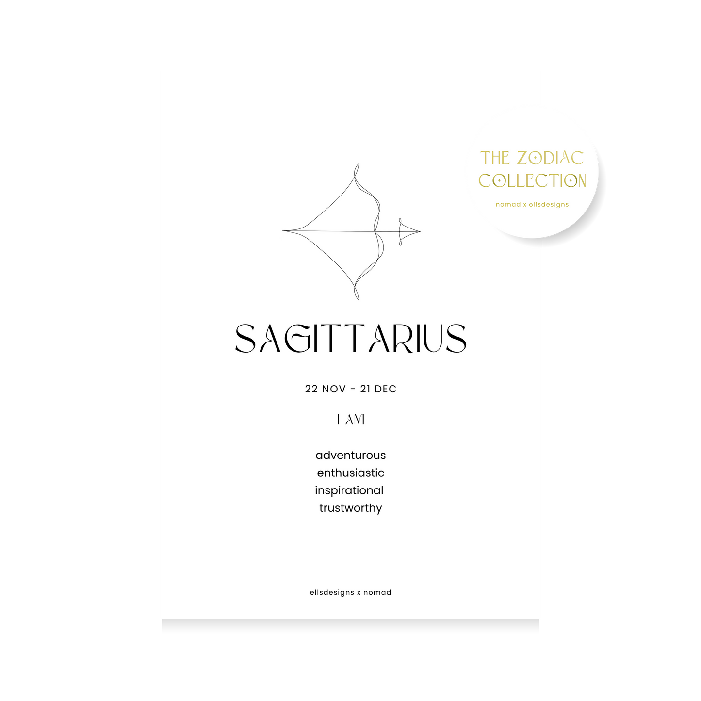 Sagittarius  | Zodiac Print