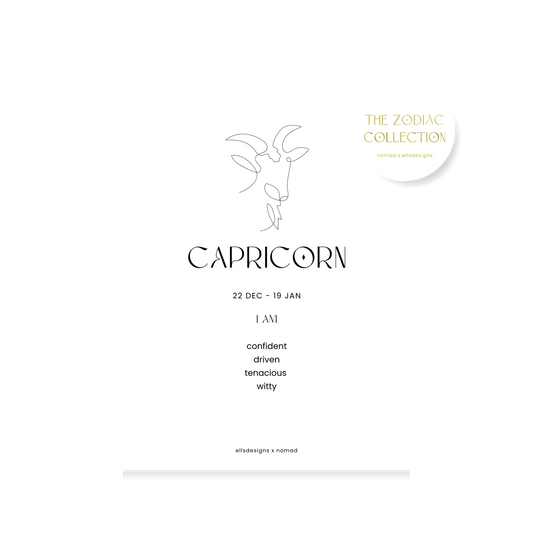 Capricorn | Zodiac Print