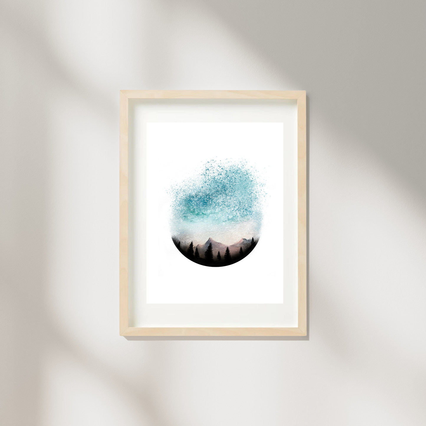 Forest Circle Print