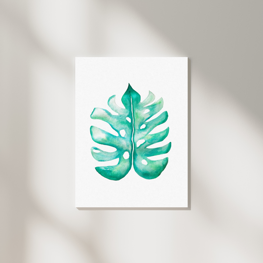 Palm Leaf Framed Print