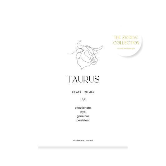 Taurus | Zodiac Print