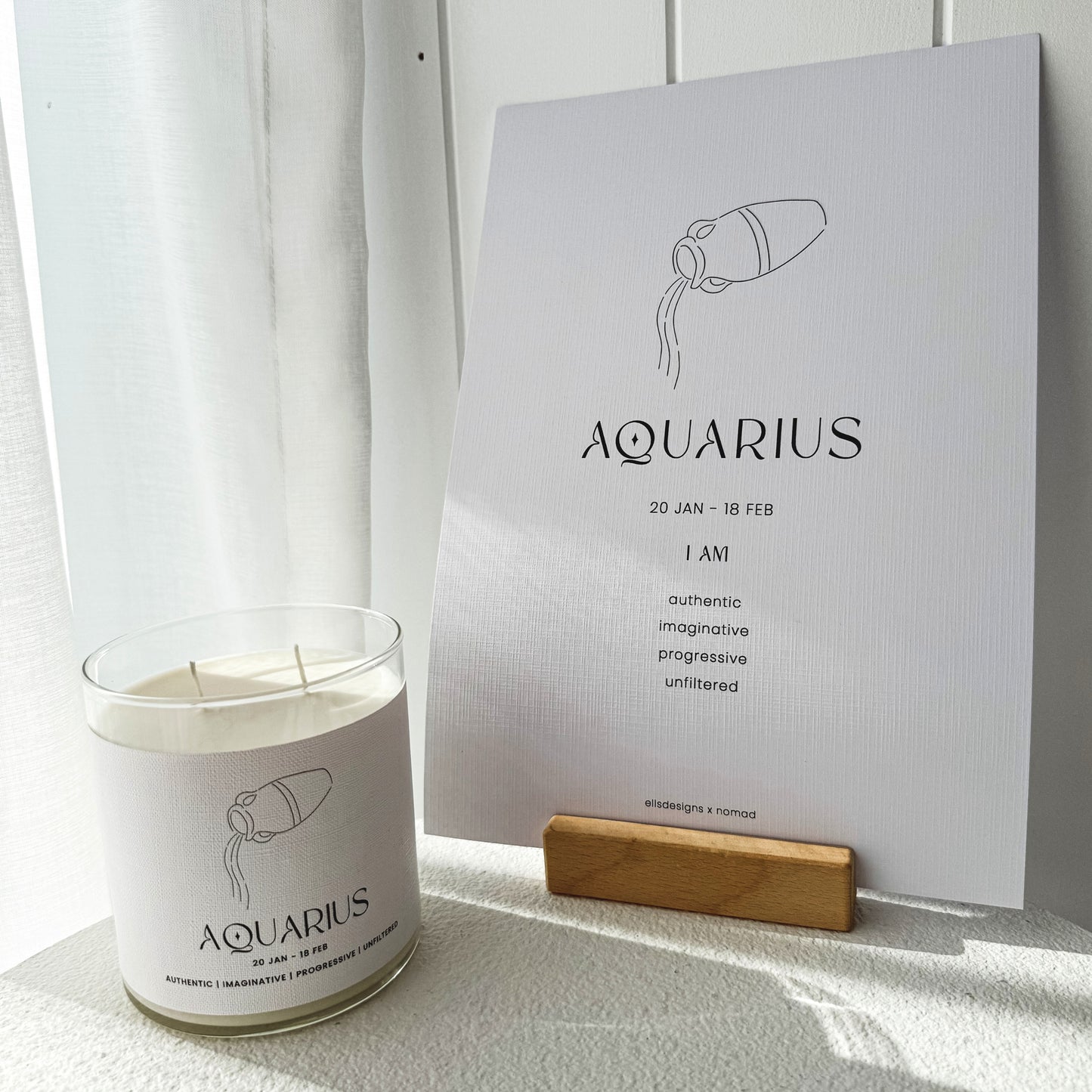 Aquarius | Zodiac Print