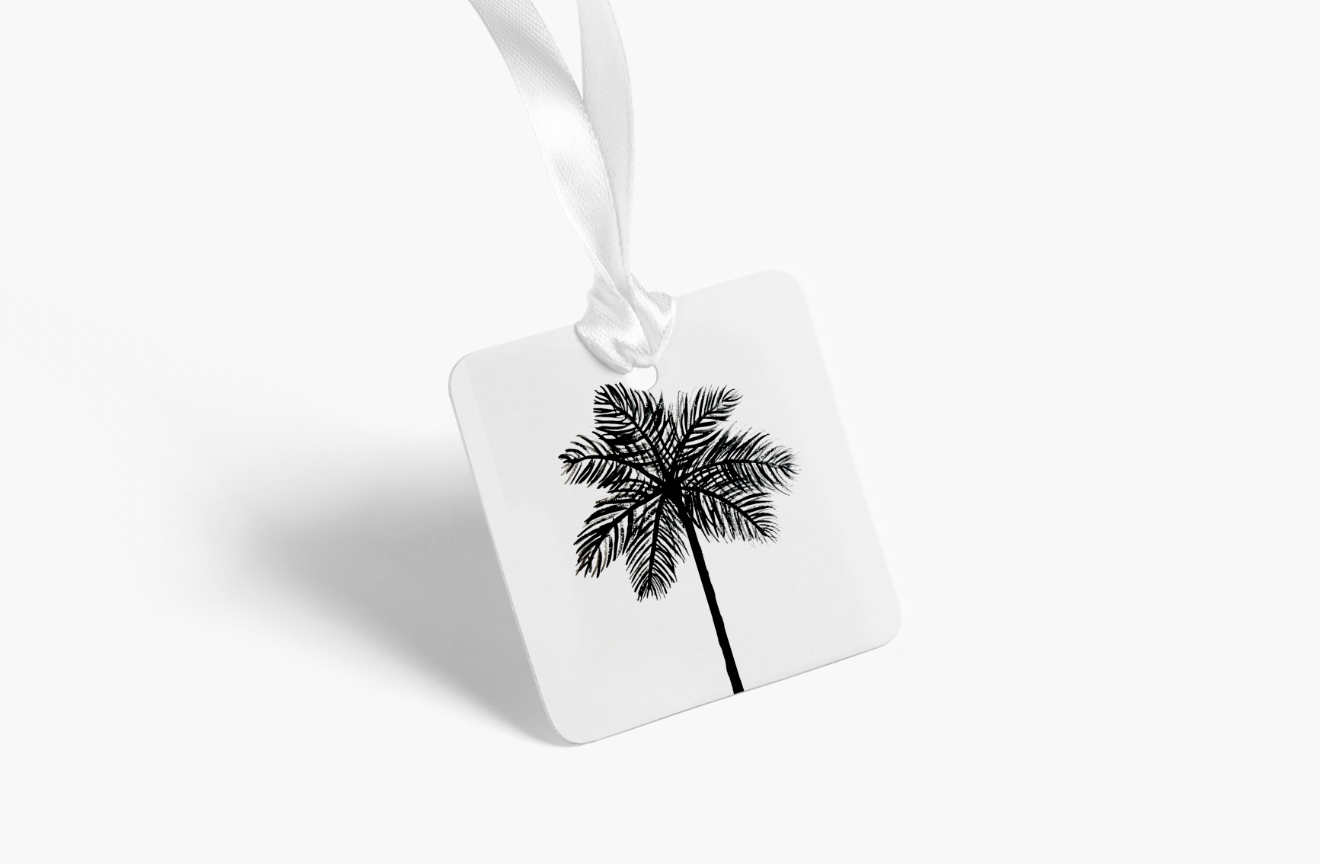 Palm Tree Gift Tag