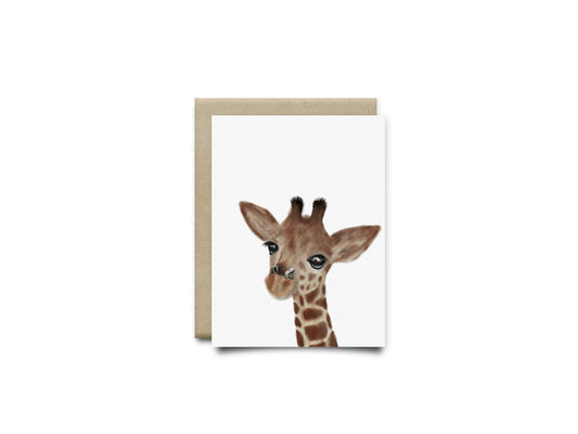 Giraffe Greeting Card