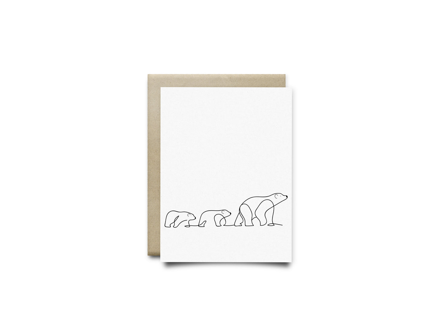 Polar Bears Greeting Card